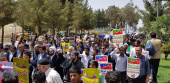 حضور ریاست، کارکنان، اساتید و دانشجویان دانشگاه جامع علمی کاربردی استان سیستان و بلوچستان در راهپیمایی روز جهانی قدس