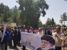 حضور کارکنان، اساتید و دانشجویان دانشگاه جامع علمی کاربردی استان سیستان و بلوچستان در راهپیمایی روز جهانی قدس