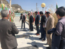 غبار روبی و عطرافشانی مزار شهدا به مناسبت گرامیداشت هفته دفاع مقدس با حضور ریاست و کارکنان دانشگاه جامع علمی کاربردی استان سیستان و بلوچستان