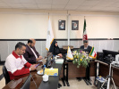 دیدار رئیس دانشگاه جامع علمی کاربردی استان سیستان و بلوچستان با سرپرست موسسه آموزش علی علمی کاربردی هلال احمر