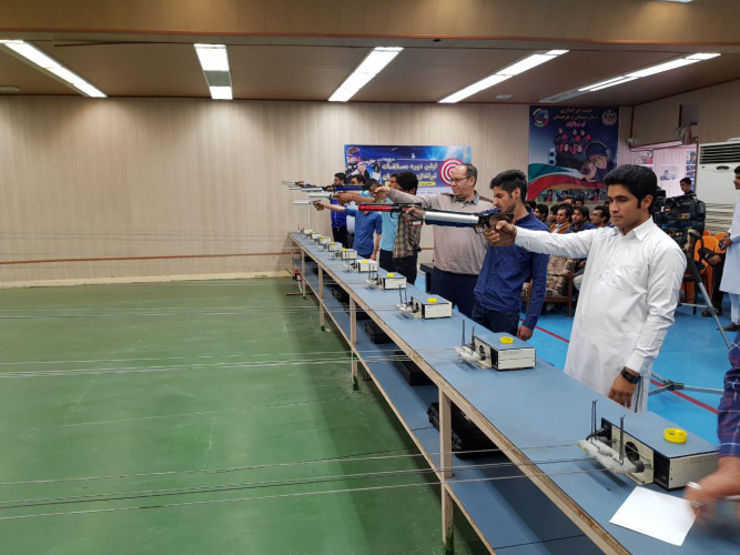 دانشگاه جامع علمی-کاربردی استان سیستان و بلوچستان  برترین های خود را در مسابقات تیراندازی در رشته تپانچه بادی شناخت