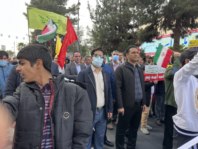 حضور پرشور دانشگاه جامع علمی کاربردی استان سیستان و بلوچستان در راهپیمایی باشکوه ۲۲ بهمن