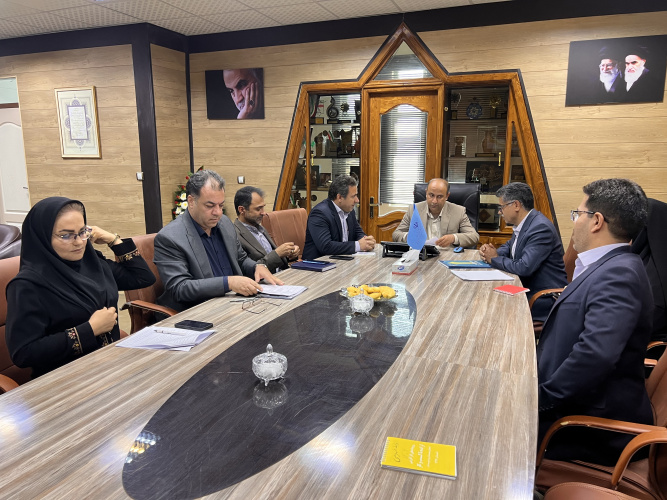 برگزاری نشست هم اندیشی ریاست دانشگاه جامع علمی کاربردی استان سیستان و بلوچستان با مدیرکل  تعاون، کار و رفاه اجتماعی استان در خصوص نحوه اجرای طرح آباد