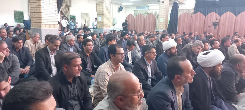 مراسم گردهمایی دانشگاهیان دانشگاههای شهر زاهدان برای یادبود شهادت سید حسن نصرالله و محکومیت جنایات رژیم صهیونسیتی برگزار شد
