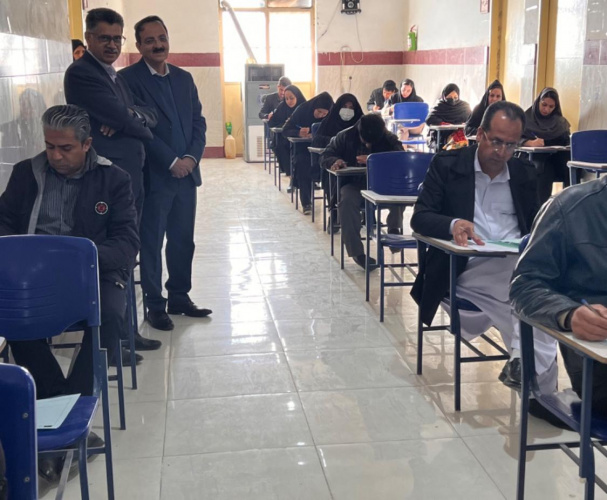 بازدید از نحوه برگزاری امتحانات پایان ترم مراکز آموزش علمی کاربردی استان سیستان و بلوچستان