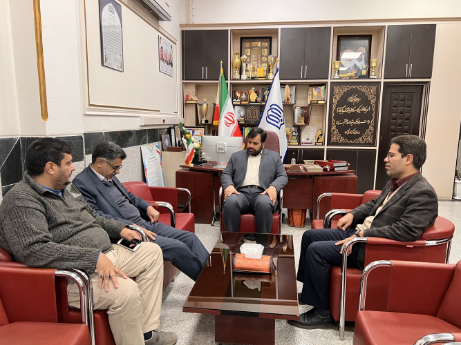 دیدار رئیس دانشگاه جامع علمی کاربردی استان سیستان و بلوچستان با مدیر کل نوسازی، توسعه و تجهیز مدارس استان