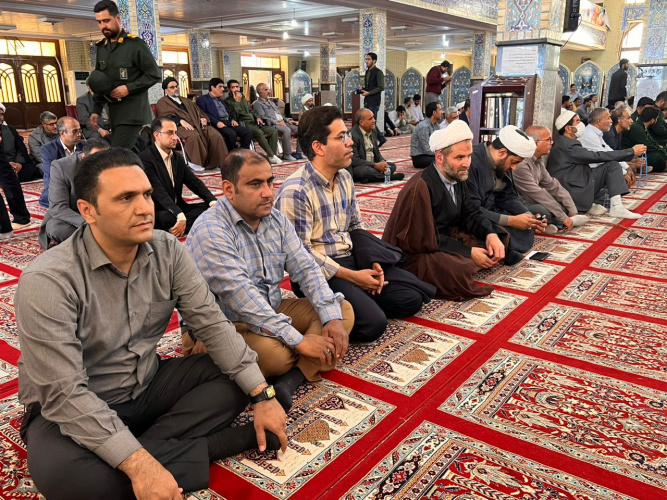 مراسم اولین سالگرد شهادت شهید آیت‌الله رئیسی و شهدای خدمت در مسجد جامع شهر زاهدان برگزار شد
